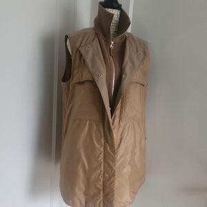 Lafayette 148 New York Tan Vest COLLECTORS